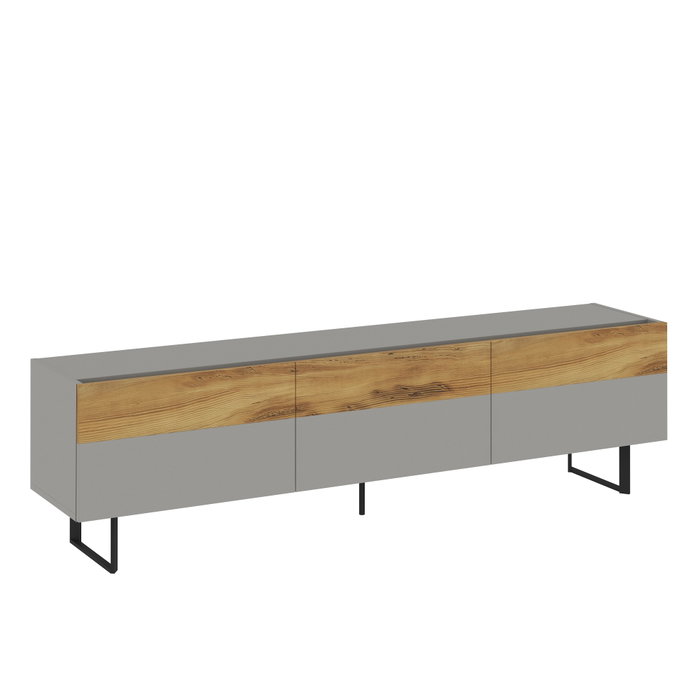 Hanah Home Soporte de TV Gris y Roble Hanah Home Soporte de TV Gris y Roble